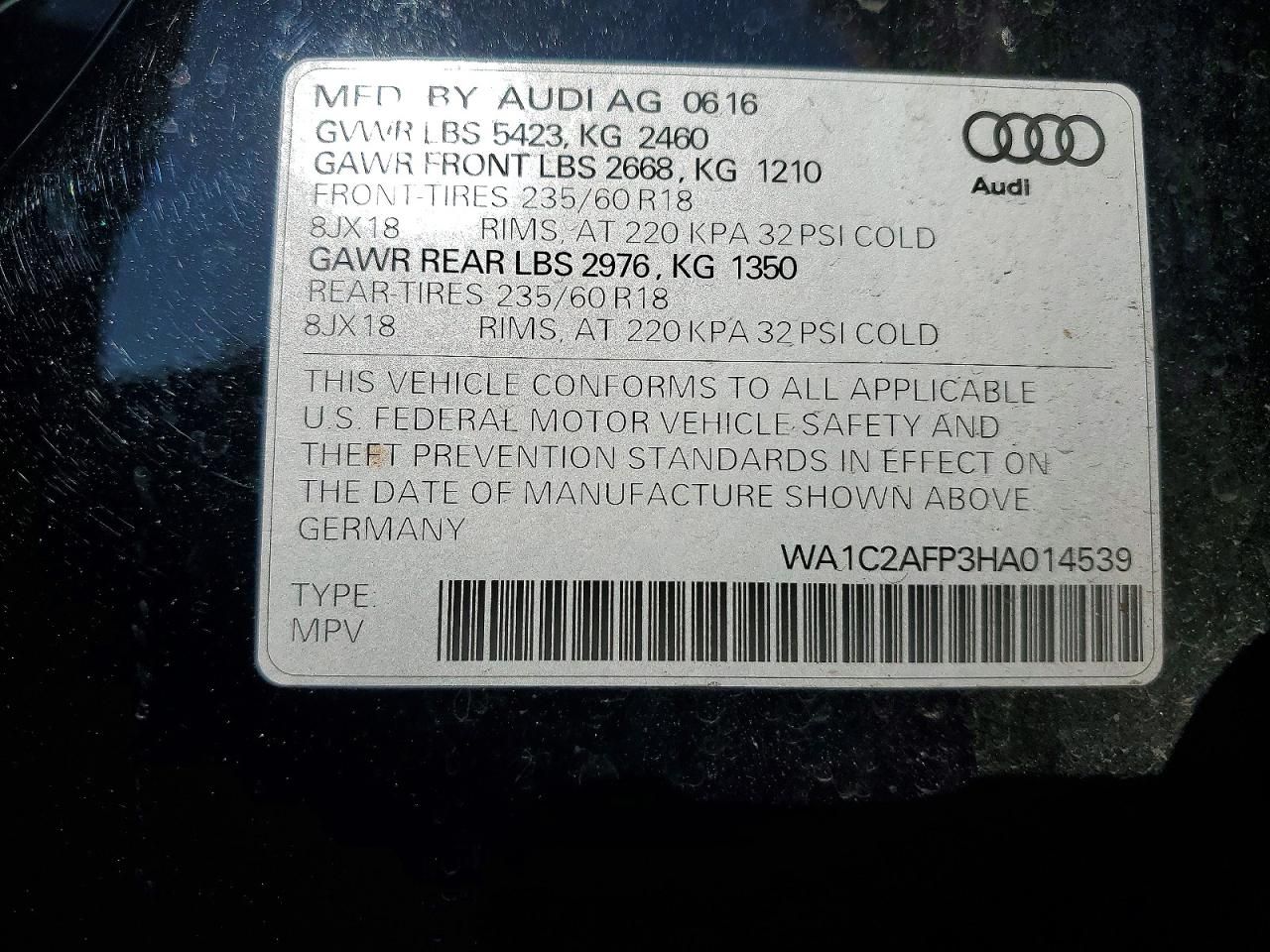2017 Audi Q5 Premium