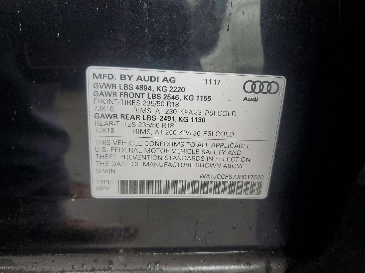 2018 Audi Q3 Premium Plus