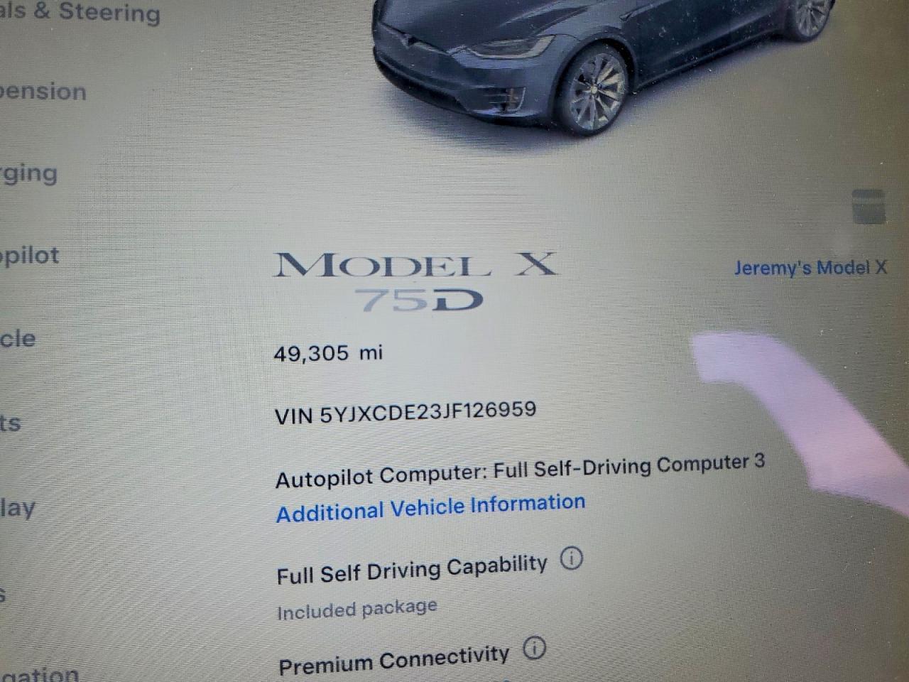 2018 Tesla Model x