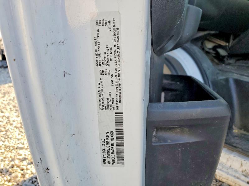2022 Dodge Ram Promaster 3500 Utility / Service van