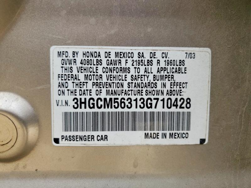2003 Honda Accord lx
