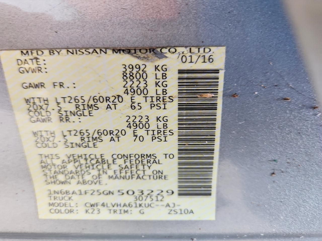 2016 Nissan Titan XD SL