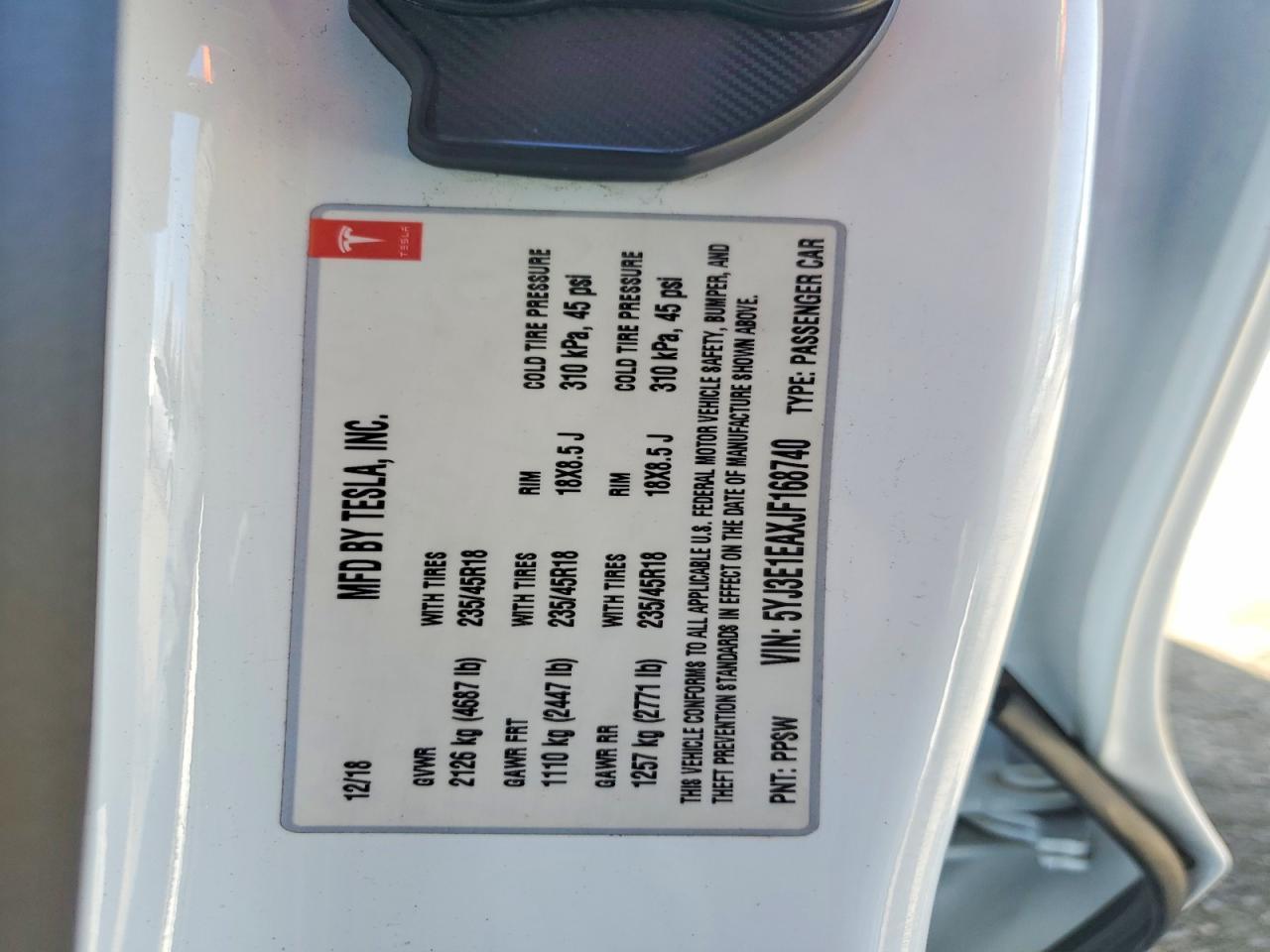 2018 Tesla Model 3