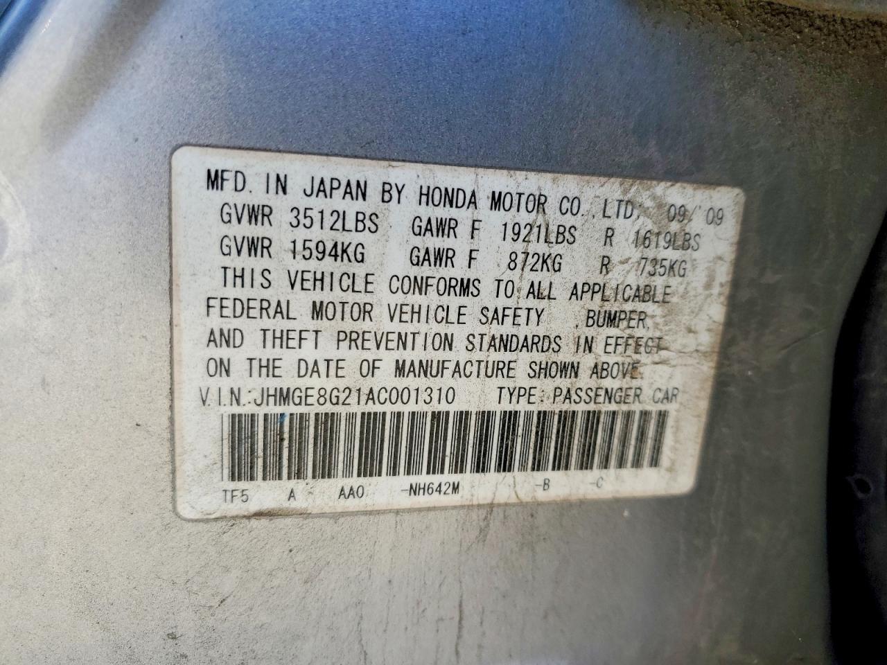 2010 Honda FIT