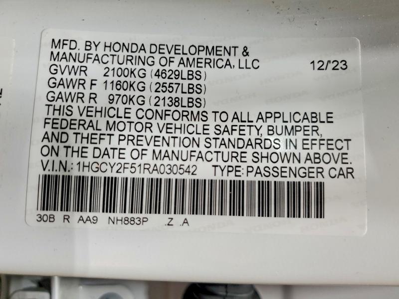 2024 Honda Accord Hybrid Sport