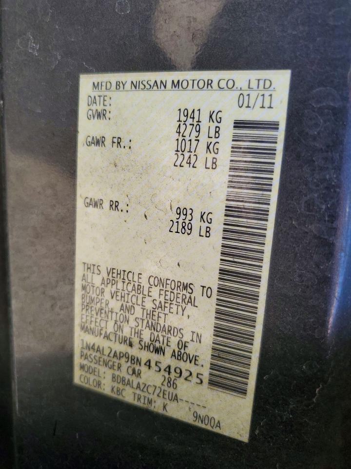 2011 Nissan Altima 2.5