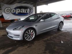 Vehiculos salvage en venta de Copart Hayward, CA: 2018 Tesla Model 3