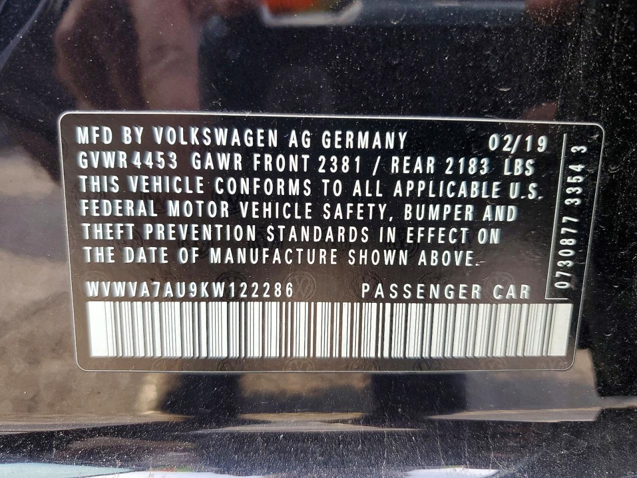 2019 Volkswagen Golf r