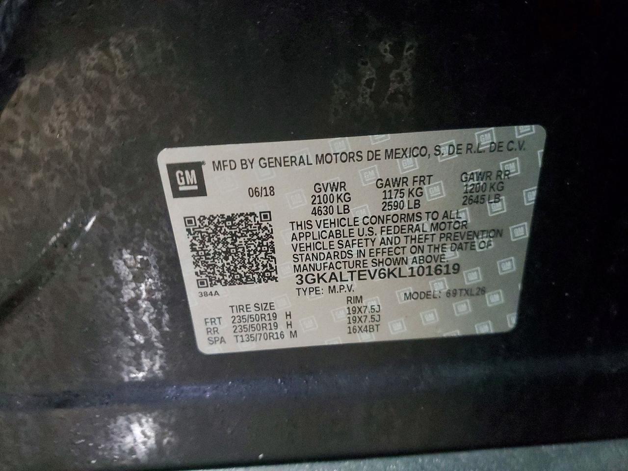 2019 GMC Terrain sle