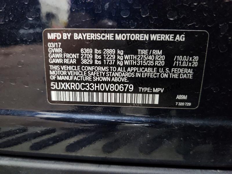 2017 BMW X5 Xdrive35i