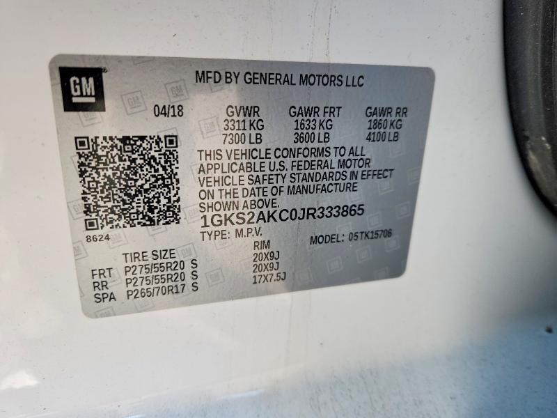 2018 GMC Yukon sle