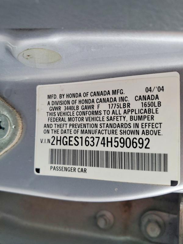 2004 Honda Civic dx vp