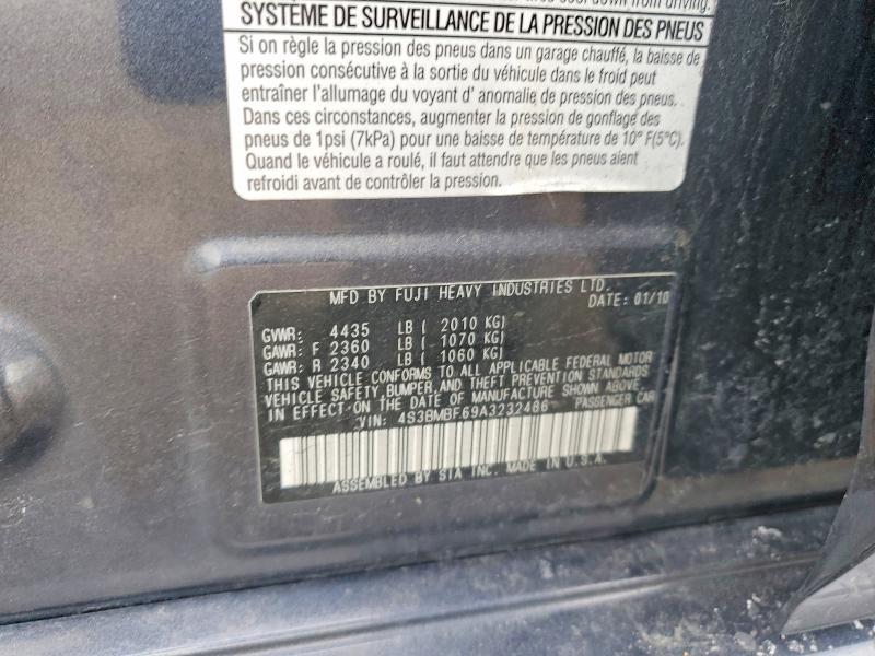 2010 Subaru Legacy 2.5i Premium