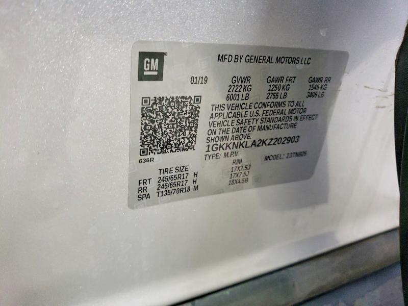 2019 GMC Acadia sle