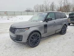 Land Rover Range Rover salvage cars for sale: 2020 Land Rover Range Rover hse