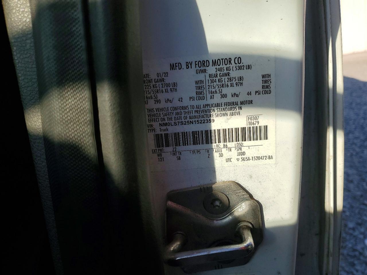 2022 Ford Transit Connect XL