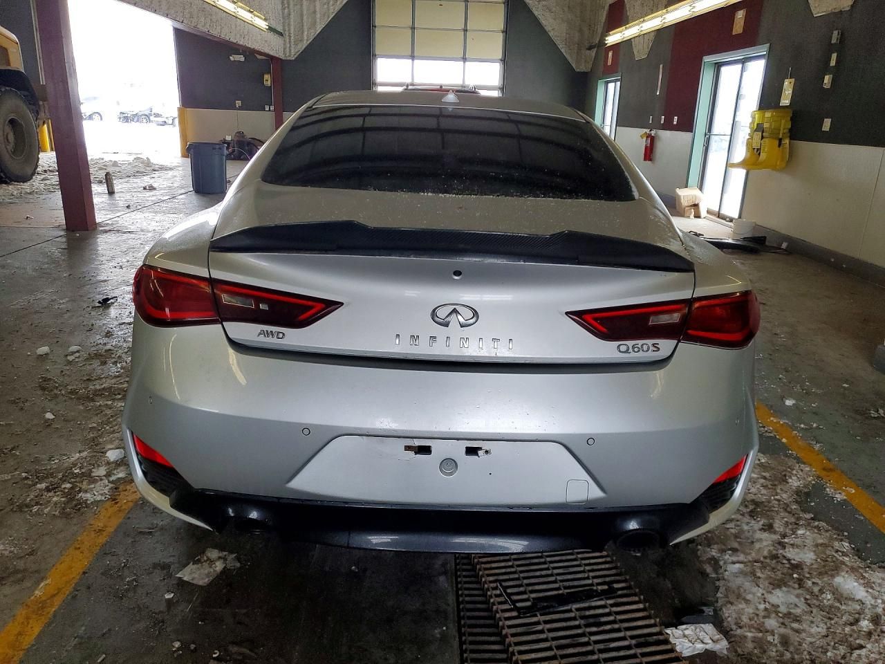 2017 Infiniti Q60 red Sport 400