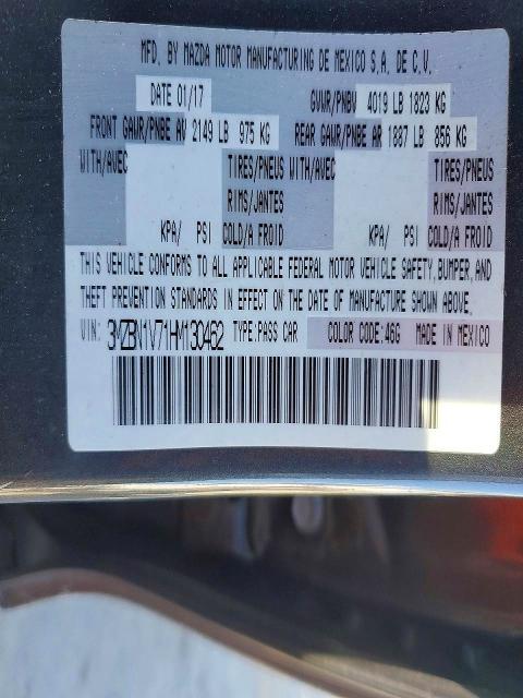 2017 Mazda 3 Touring