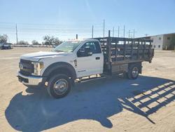 Salvage trucks for sale at Riverview, FL auction: 2019 Ford F450 Super Duty Flatbed Truck