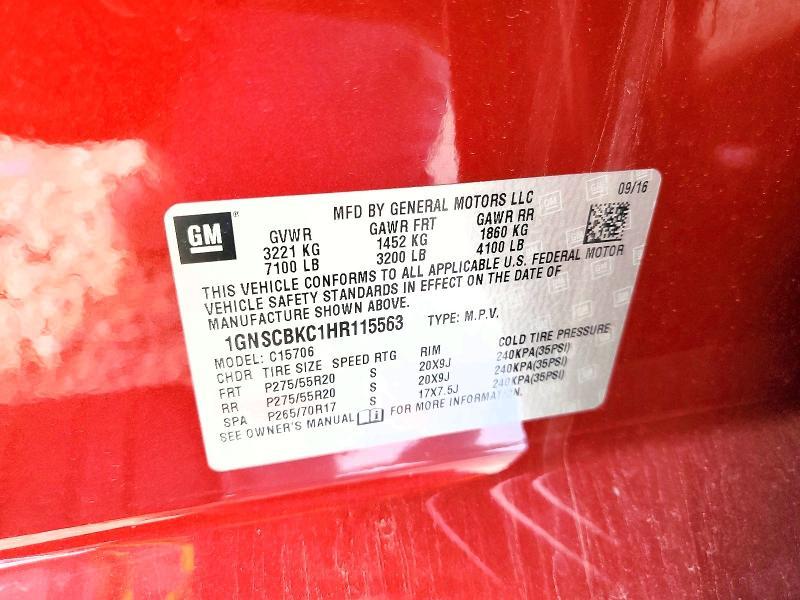 2017 Chevrolet Tahoe C1500 lt