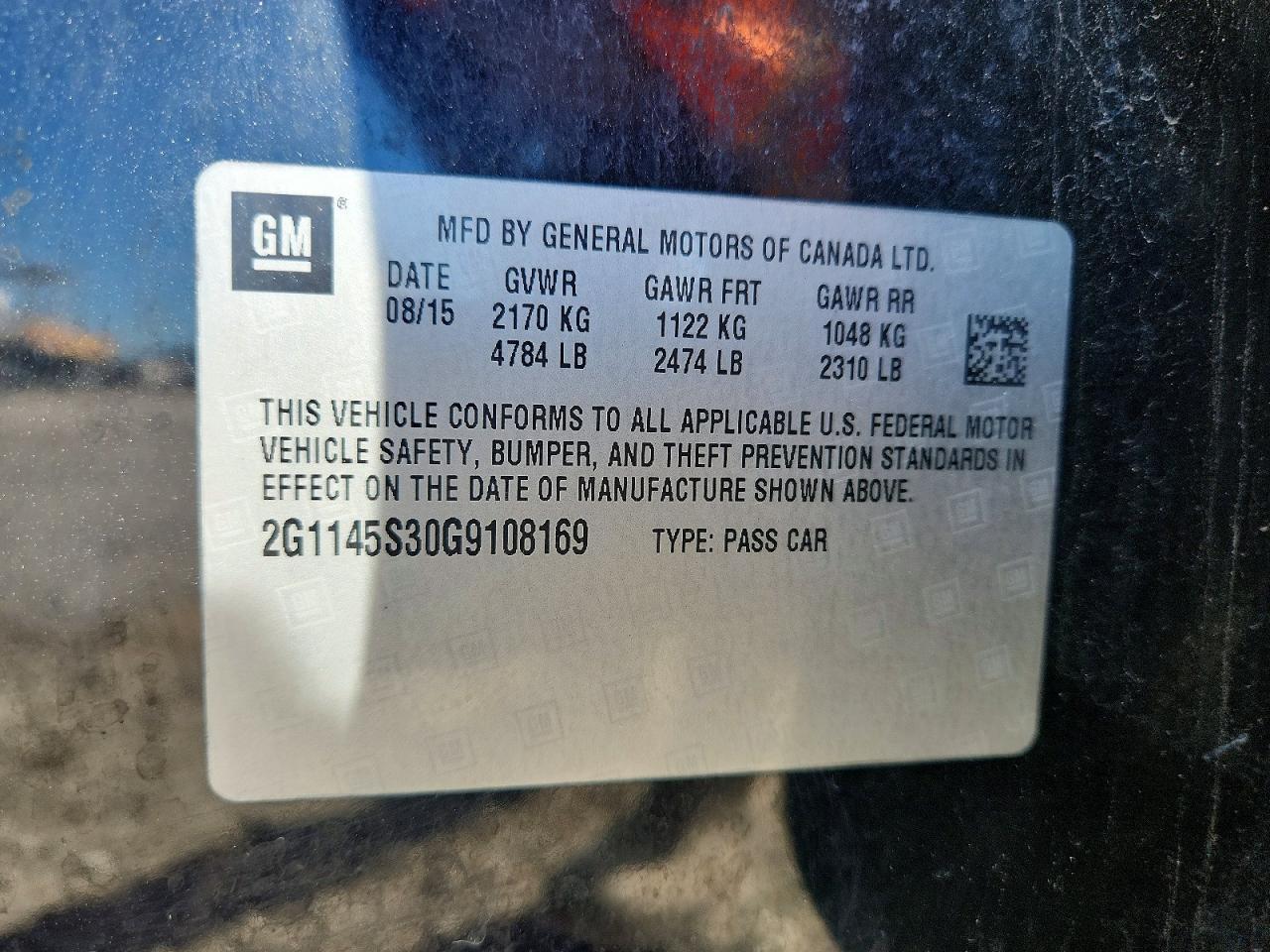 2016 Chevrolet Impala ltz