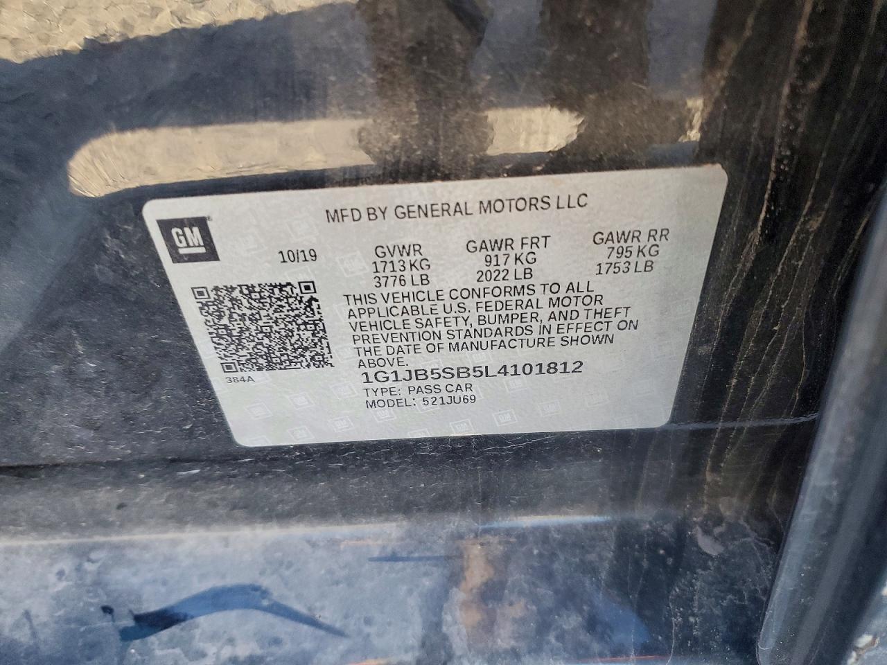 2020 Chevrolet Sonic ls