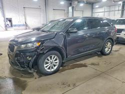 Salvage cars for sale from Copart Ham Lake, MN: 2019 KIA Sorento lx V6