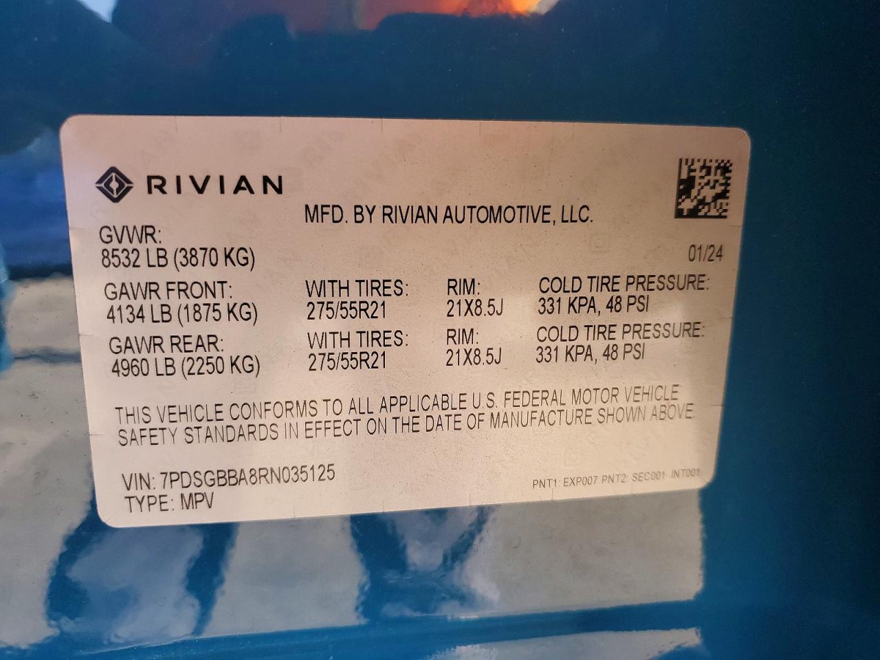 2024 Rivian R1S Adventure