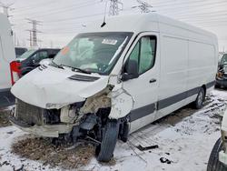 Salvage trucks for sale at Elgin, IL auction: 2022 Mercedes-Benz 2022 MERCEDES-BENZ Sprinter 2500