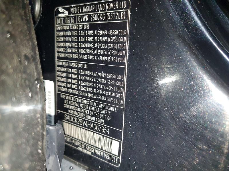 2017 Jaguar F-pace Prestige