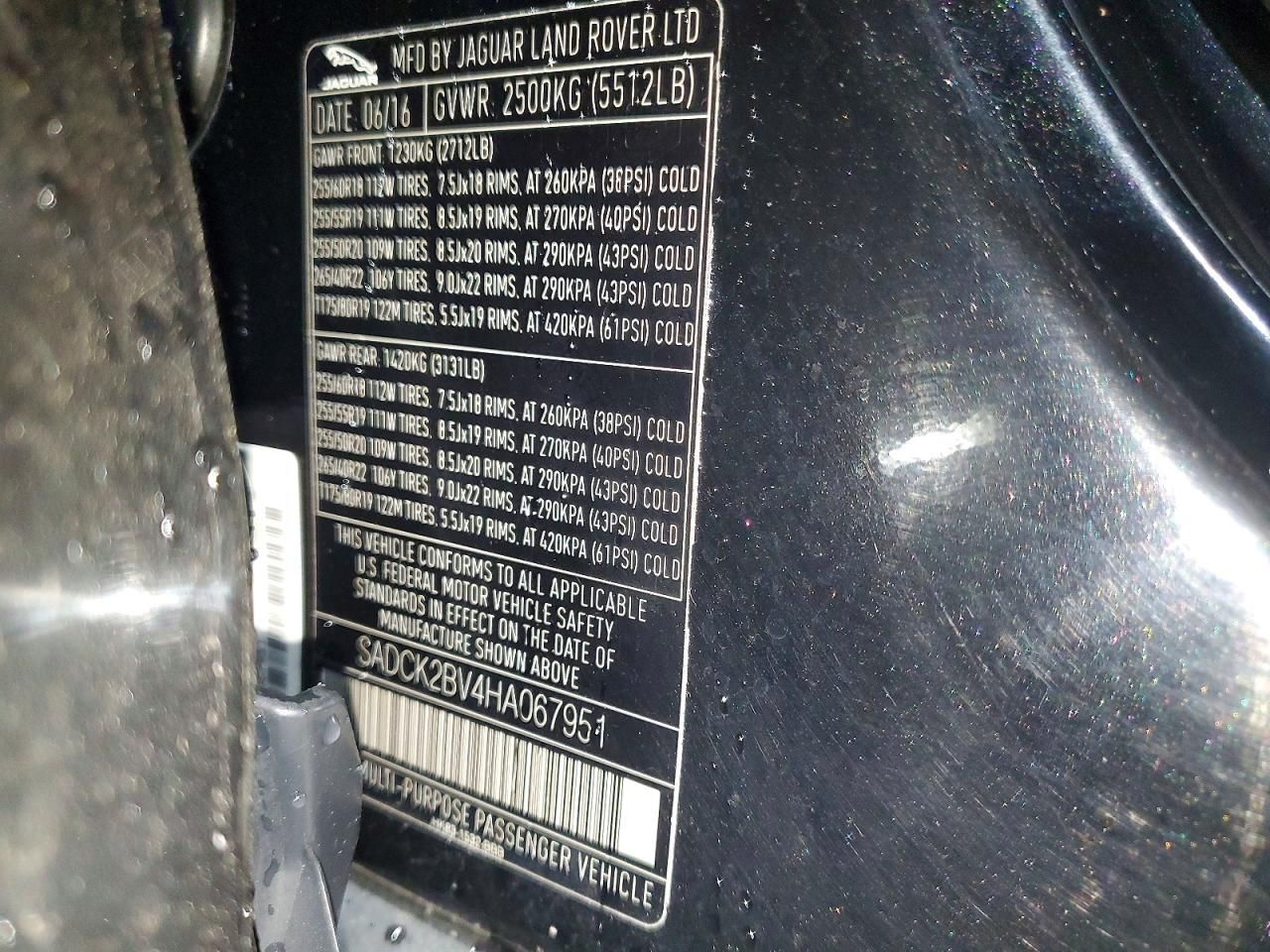 2017 Jaguar F-pace Prestige