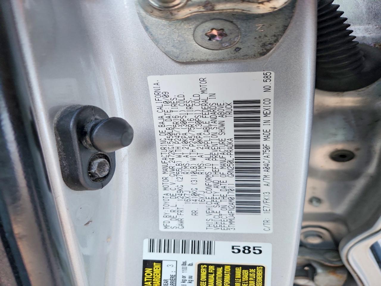 2010 Toyota Tacoma V6