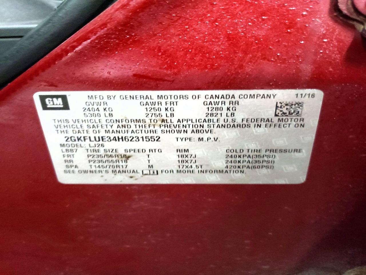 2017 GMC Terrain slt