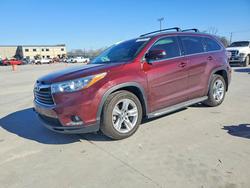 2016 Toyota Highlander Limited en venta en Wilmer, TX