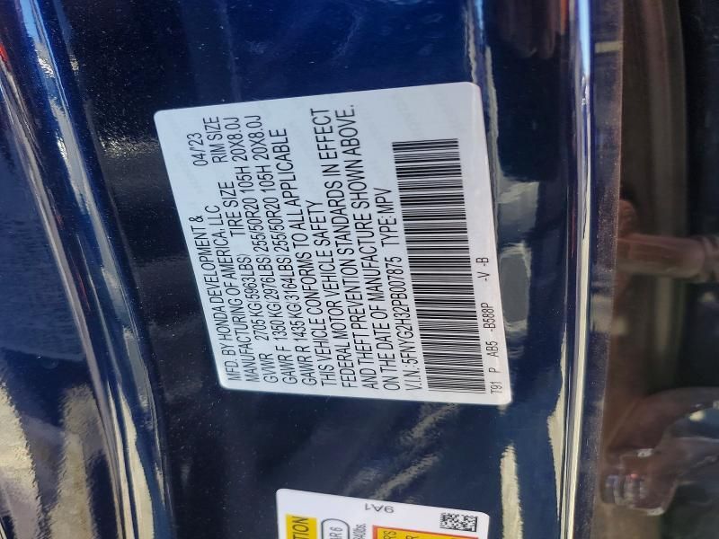 2023 Honda Pilot Sport