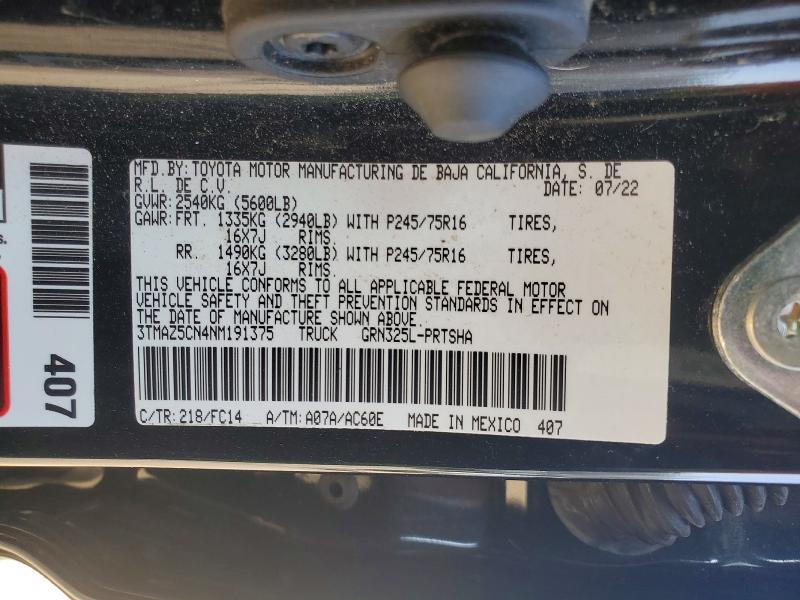2022 Toyota Tacoma Double cab