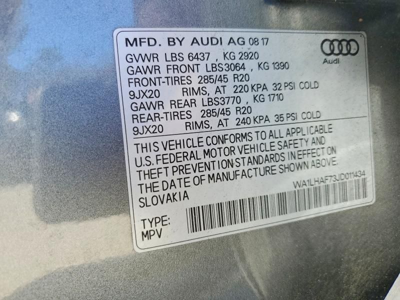 2018 Audi Q7 Premium Plus