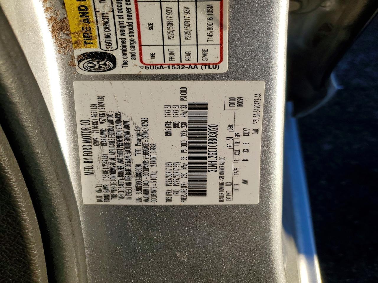 2012 Lincoln MKZ