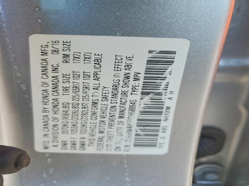 2016 Honda Cr-v ex