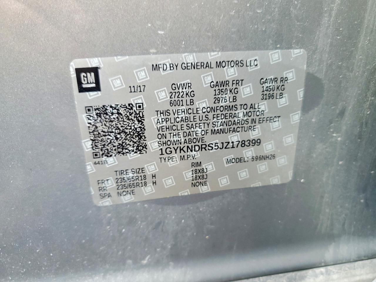 2018 Cadillac XT5 Luxury