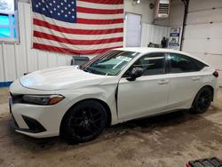 Honda salvage cars for sale: 2022 Honda Civic Sport