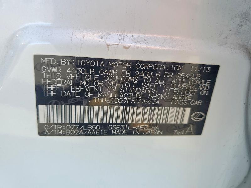 2014 Lexus Is 350 Base