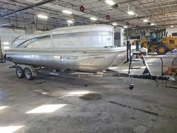 Salvage boats for sale at Ham Lake, MN auction: 2021 Bennington Pontoon-Pontoon Boat