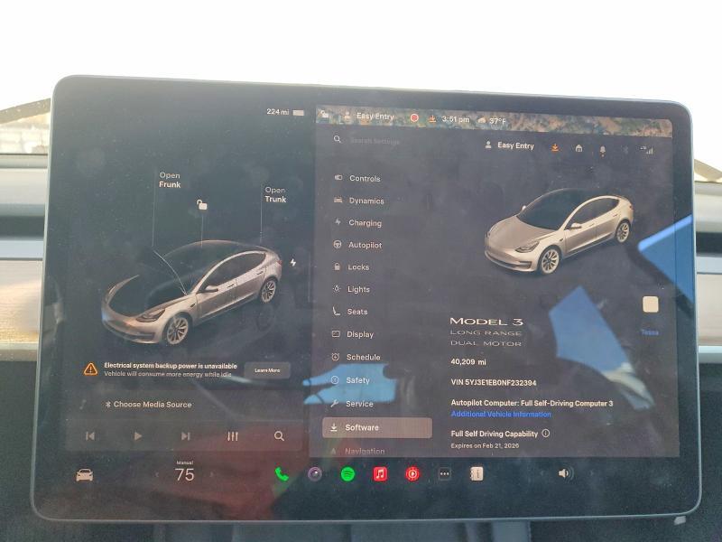 2022 Tesla Model 3