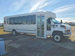 Salvage trucks for sale at Sacramento, CA auction: 2009 Chevrolet C5500 C5V0-Prisoner Transport Bus