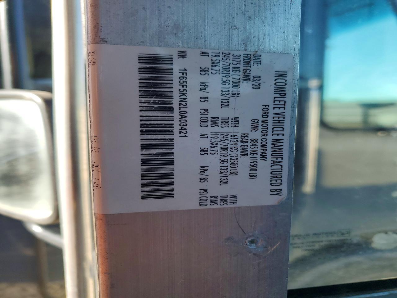 2020 Ford F59 Delivery Truck