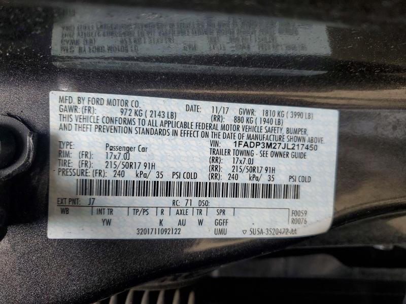 2018 Ford Focus sel
