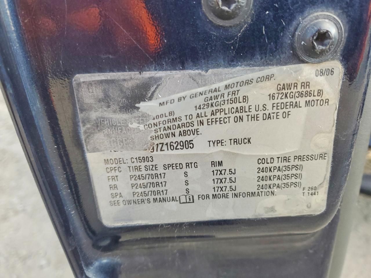 2007 Chevrolet Silverado C1500 Classic