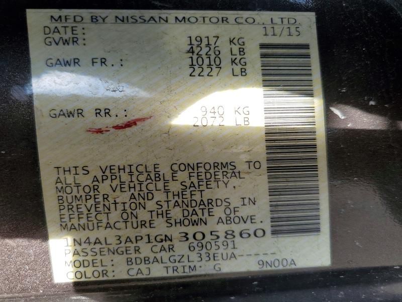 2016 Nissan Altima 2.5