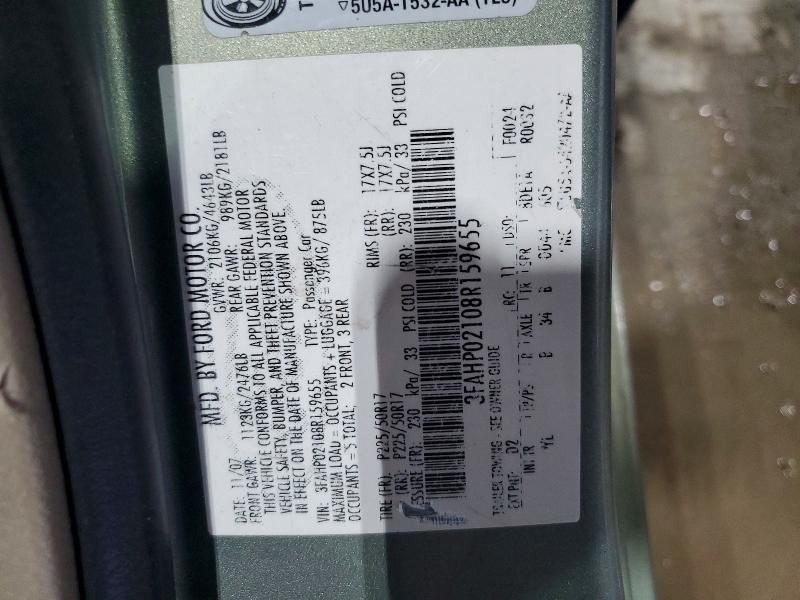 2008 Ford Fusion sel
